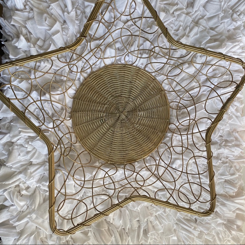 💖Gold star bread basket